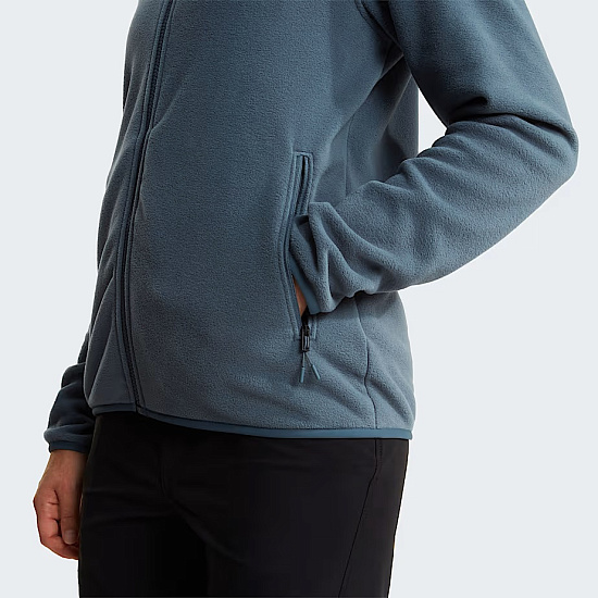Куртка женская The North Face Glacier Fleece Granite Grey - Фото 7 большая