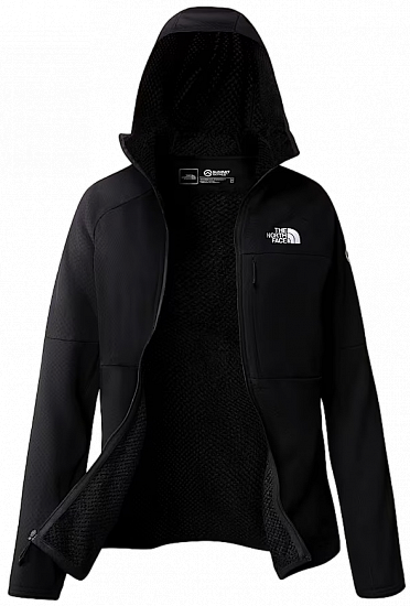 Куртка женская The North Face Summit Futurefleece FZ Hoodie Tnf Black/Npf - Фото 11 большая