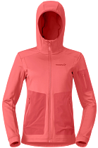 Куртка флисовая женская Norrona Falketind Warm2 Deep Sea Coral/Baked Apple