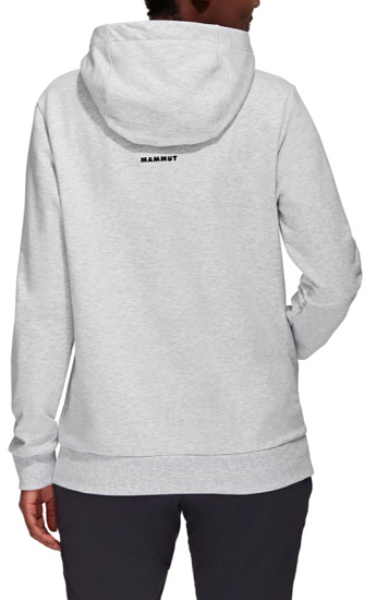 Толстовка женская Mammut Logo ML Hoody Highway Melange - Фото 3 большая