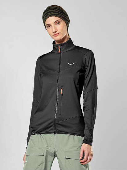 Куртка женская Salewa Sella Crevasse Black Out - Фото 3 большая