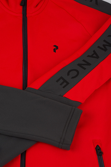 Куртка женская Peak Performance Rider Zip Racing Red/Motion Gre - Фото 2 большая