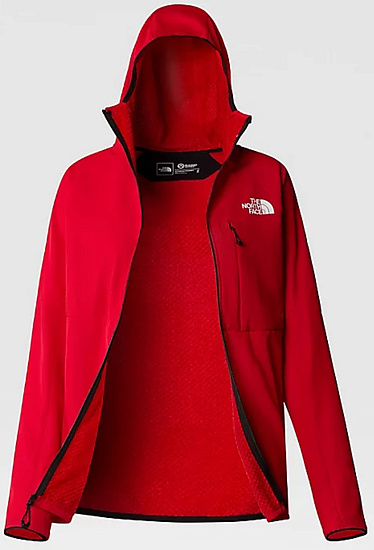 Куртка женская The North Face Futurefleece Full Zip Hoodie Red - Фото 2 большая