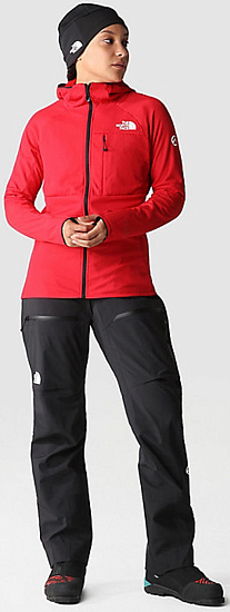 Куртка женская The North Face Futurefleece Full Zip Hoodie Red - Фото 6 большая
