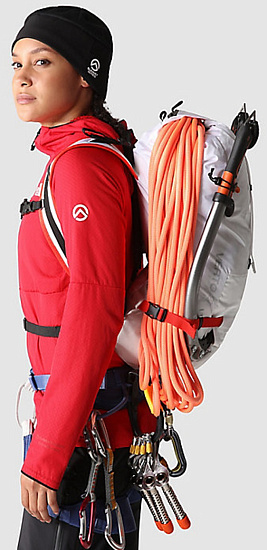 Куртка женская The North Face Futurefleece Full Zip Hoodie Red - Фото 7 большая