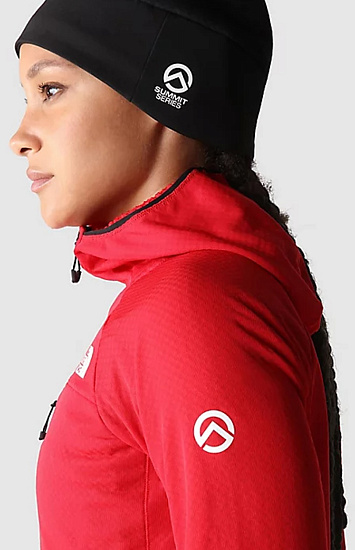 Куртка женская The North Face Futurefleece Full Zip Hoodie Red - Фото 11 большая