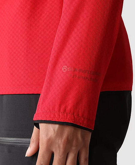 Куртка женская The North Face Futurefleece Full Zip Hoodie Red - Фото 12 большая