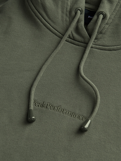 Толстовка женская Peak Performance Release Hoody Thrill Green - Фото 4 большая