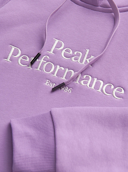 Толстовка женская Peak Performance Original Hoody Action Lilac - Фото 3 большая