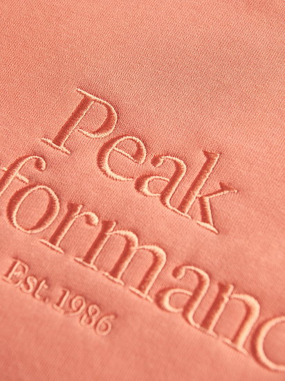 Свитшот женский Peak Performance Original Crew Light Orange - Фото 3 большая