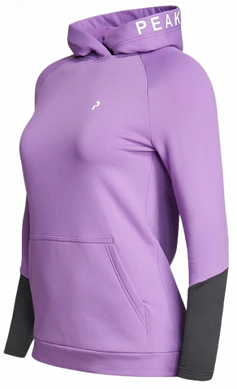 Толстовка женская Peak Performance Rider Hoody Action Lilac/Motion Grey - Фото 4 большая