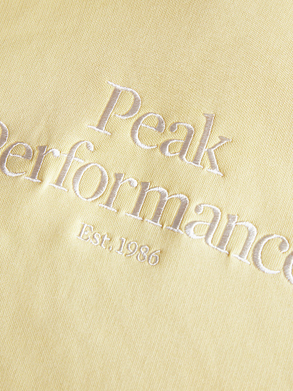 Толстовка женская Peak Performance Original Hoody Butter - Фото 3 большая