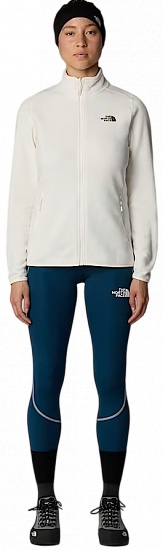 Куртка женская The North Face 100 Glacier Fz White Dune/Npf - Фото 7 большая