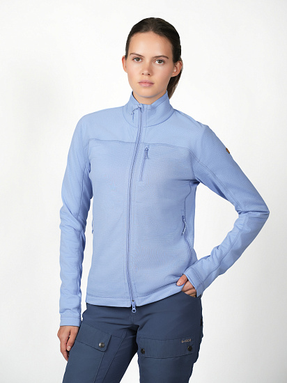 Куртка флисовая женская Fjallraven Abisko Lite Fleece Ultramarine - Фото 4 большая