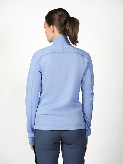 Куртка флисовая женская Fjallraven Abisko Lite Fleece Ultramarine - Фото 6 большая