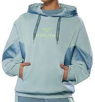 Худи женское Mizuno Athletics Cloud Blue