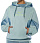 Худи женское Mizuno Athletics Cloud Blue - Фото 1 малая