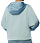 Худи женское Mizuno Athletics Cloud Blue - Фото 2 малая