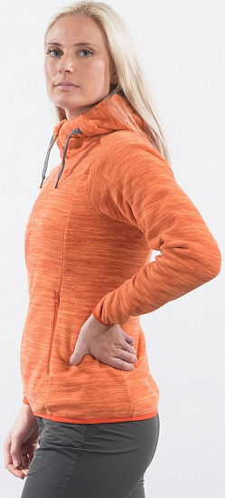 Куртка женская Bergans Hareid Fleece Brick Melange - Фото 2 большая