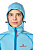 Куртка женская Ferrino Congaree Light Blue - Фото 7 малая