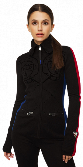Куртка женская Rossignol JCC Twins Full Zip Black - Фото 4 большая