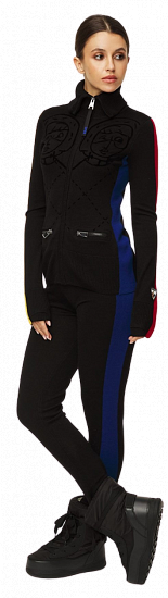Куртка женская Rossignol JCC Twins Full Zip Black - Фото 5 большая