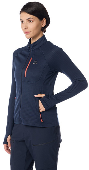 Куртка женская Kailas Knitting Top Grayish Blue - Фото 3 большая