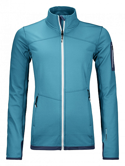 Куртка женская Ortovox Fleece Light Aqua - Фото 1 большая