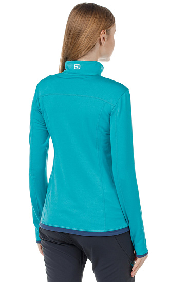 Куртка женская Ortovox Fleece Light Aqua - Фото 4 большая