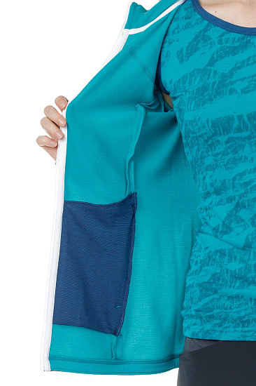 Куртка женская Ortovox Fleece Light Aqua - Фото 6 большая