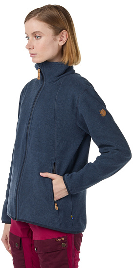 Куртка женская Fjallraven Stina Dark Navy - Фото 3 большая