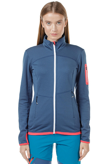 Куртка женская Ortovox Fleece Light Night Blue - Фото 7 большая