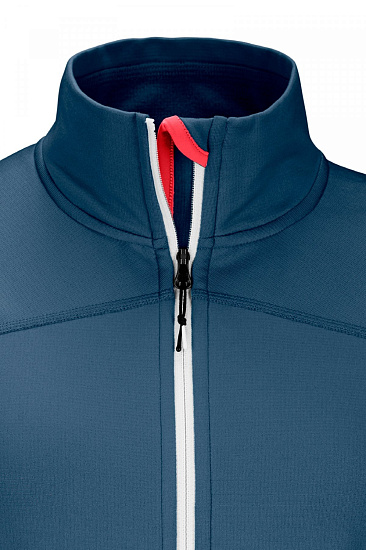 Куртка женская Ortovox Fleece Light Night Blue - Фото 2 большая