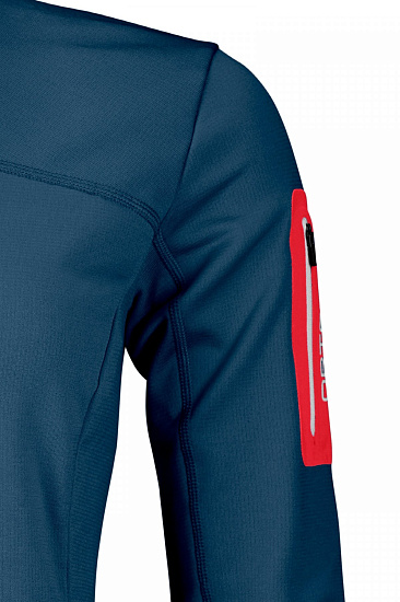 Куртка женская Ortovox Fleece Light Night Blue - Фото 3 большая