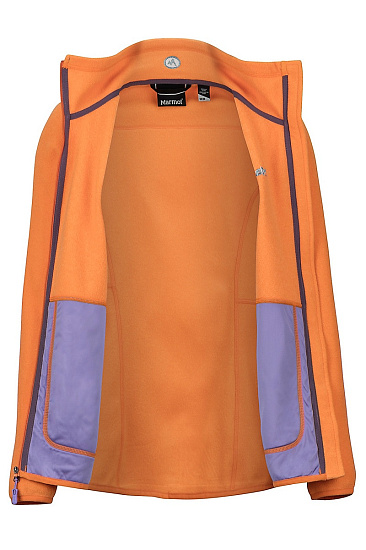 Куртка женская Marmot Pisgah Fleece Bonfire - Фото 4 большая