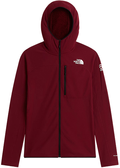 Куртка флисовая женская The North Face Summit Futurefleece Full Zip Hoodie Burgundy Crush - Фото 1 большая