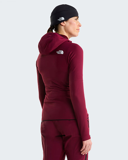 Куртка флисовая женская The North Face Summit Futurefleece Full Zip Hoodie Burgundy Crush - Фото 5 большая