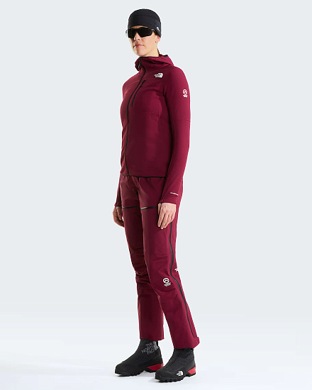 Куртка флисовая женская The North Face Summit Futurefleece Full Zip Hoodie Burgundy Crush - Фото 9 большая