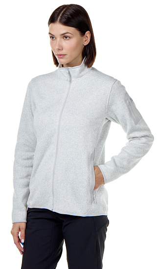 Куртка женская Arcteryx Covert Cardigan Solitude Heather - Фото 3 большая