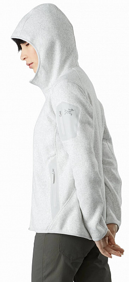 Куртка женская Arcteryx Covert Hoody Solitude Heather - Фото 4 большая