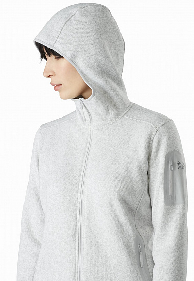 Куртка женская Arcteryx Covert Hoody Solitude Heather - Фото 5 большая