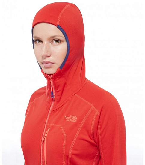 Куртка женская The North Face Incipient Hood Fiery Red - Фото 3 большая