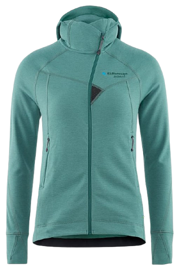 Куртка женская Klattermusen Njorun 2.0 Hoodie Brush Green - Фото 1 большая