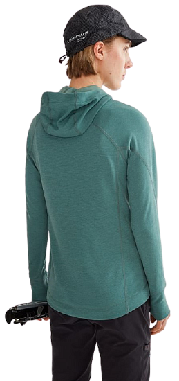 Куртка женская Klattermusen Njorun 2.0 Hoodie Brush Green - Фото 5 большая