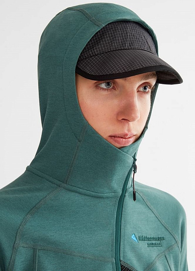 Куртка женская Klattermusen Njorun 2.0 Hoodie Brush Green - Фото 6 большая