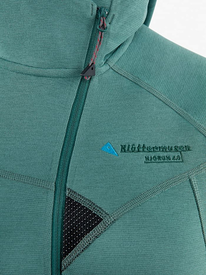 Куртка женская Klattermusen Njorun 2.0 Hoodie Brush Green - Фото 8 большая
