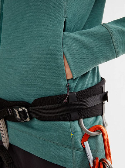 Куртка женская Klattermusen Njorun 2.0 Hoodie Brush Green - Фото 9 большая