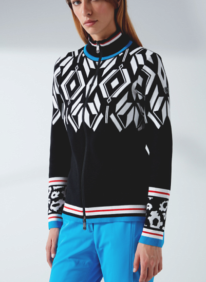 Свитер женский Poivre Blanc W21-3501-WO Black - Фото 4 большая