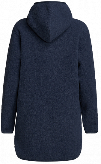 Куртка женская Peak Performance Long Pile Anorak Blue Shadow - Фото 6 большая