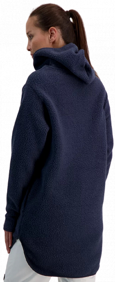 Куртка женская Peak Performance Long Pile Anorak Blue Shadow - Фото 8 большая